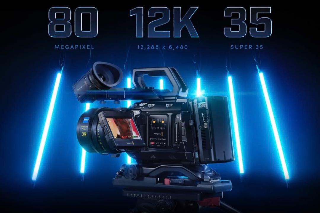 Blackmagic Ursa Pro 12K camera, & 2 pcs. v-lock and 4 pcs T1.5 optics, bilde 4 av 9