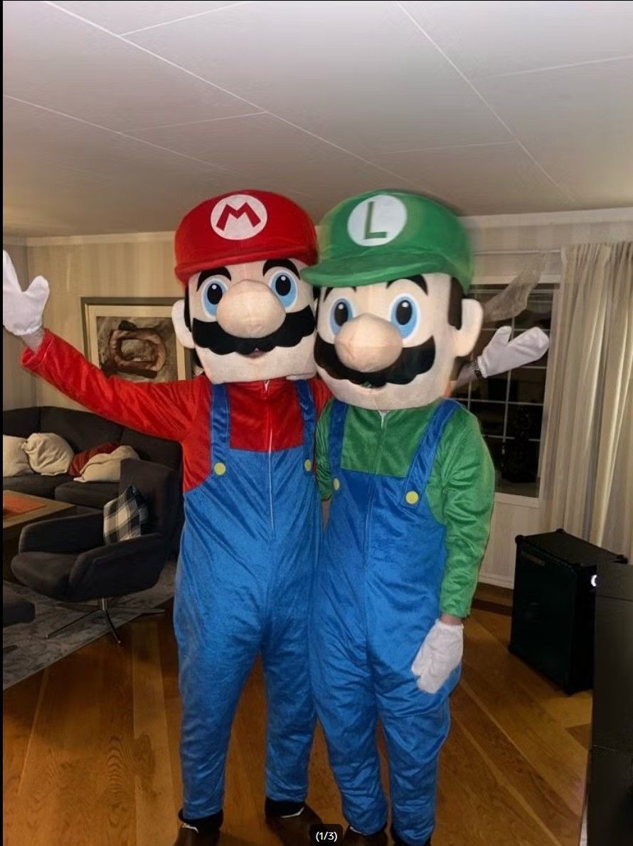 Mario & Luigi kostymer til leie i Oslo (generelt)