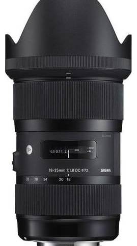 Sigma 18-35 EF-fatning / mount F 1.8 til leie i Oslo (generelt)