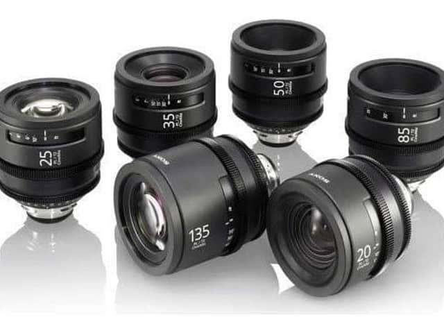 Sony PK6 CineAlta PL mount cine lenses x6 til leie i Oslo (generelt)