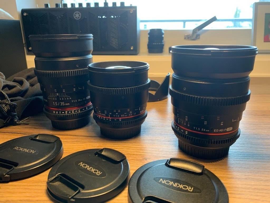 Rokinon 24, 35, 50 & 85mm T1.5 optikk, bilde 4 av 7