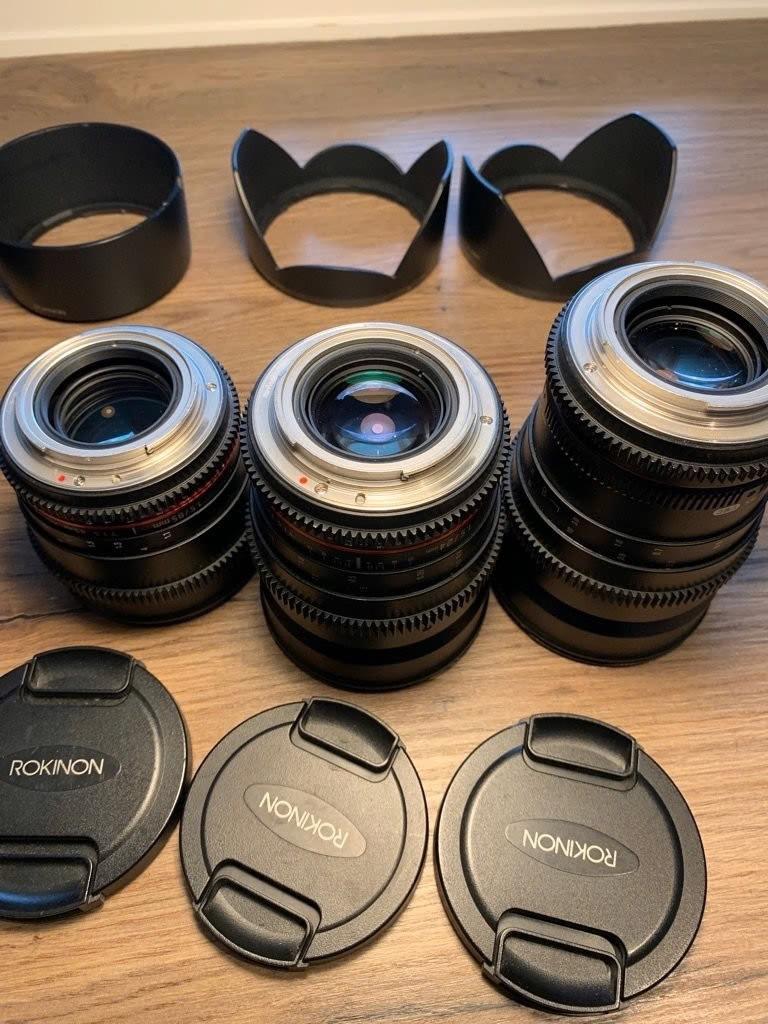 Rokinon 24, 35, 50 & 85mm T1.5 optikk, bilde 5 av 7