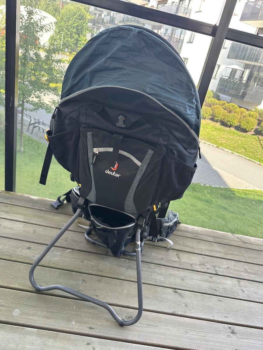 Deuter Kid Comfort III bæremeis i svart/grå farge, bilde 7 av 11