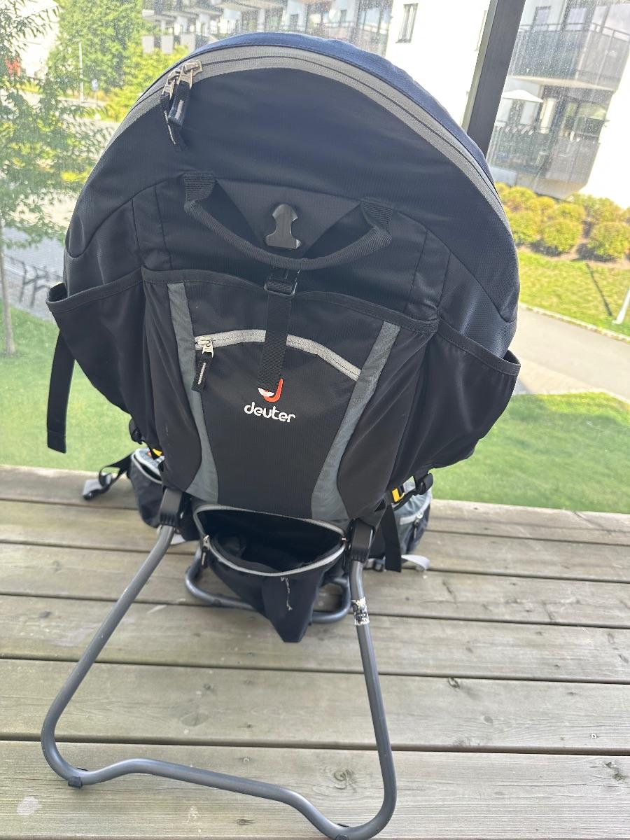 Deuter Kid Comfort III bæremeis i svart/grå farge, bilde 8 av 11