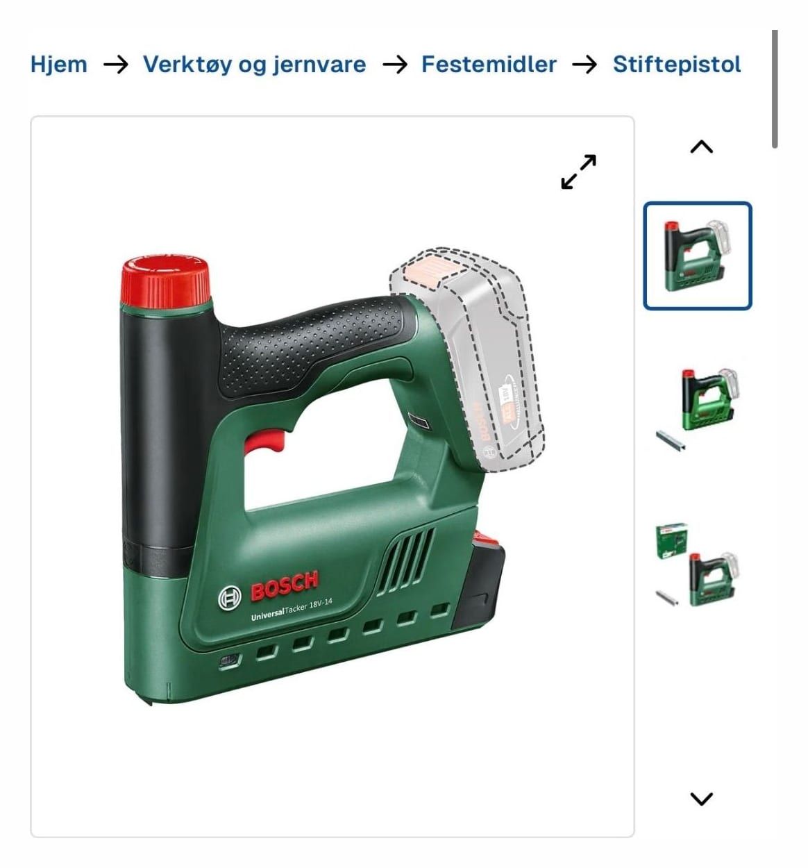 Bosch stiftepistol/spikerpistol leies ut til leie i Oslo (generelt)