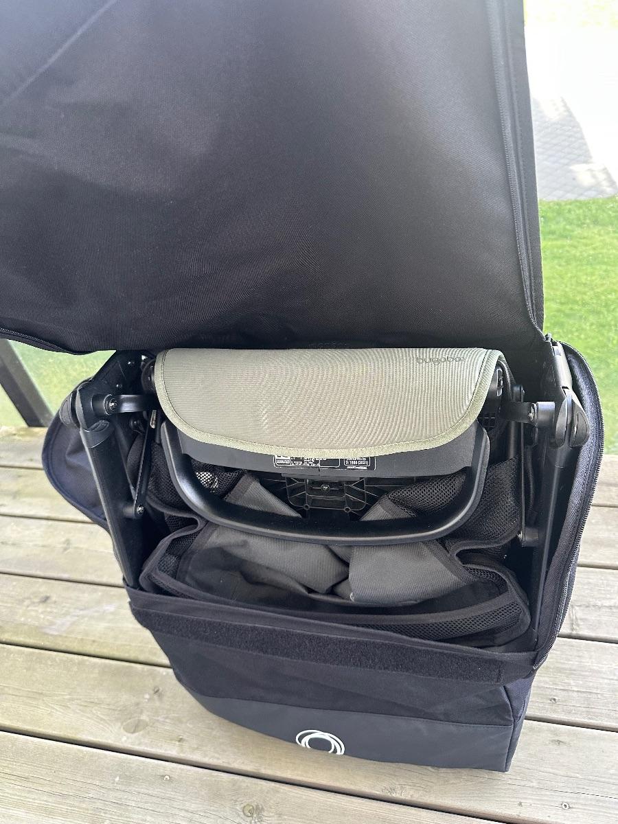 Bugaboo butterfly 2 i grønn farge med reisebag, regntrekk og myggnett, bilde 10 av 11