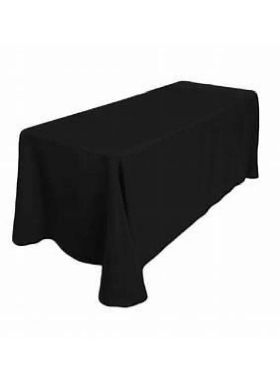 Sort polyesterduk 140x230 cm, bilde 3 av 4