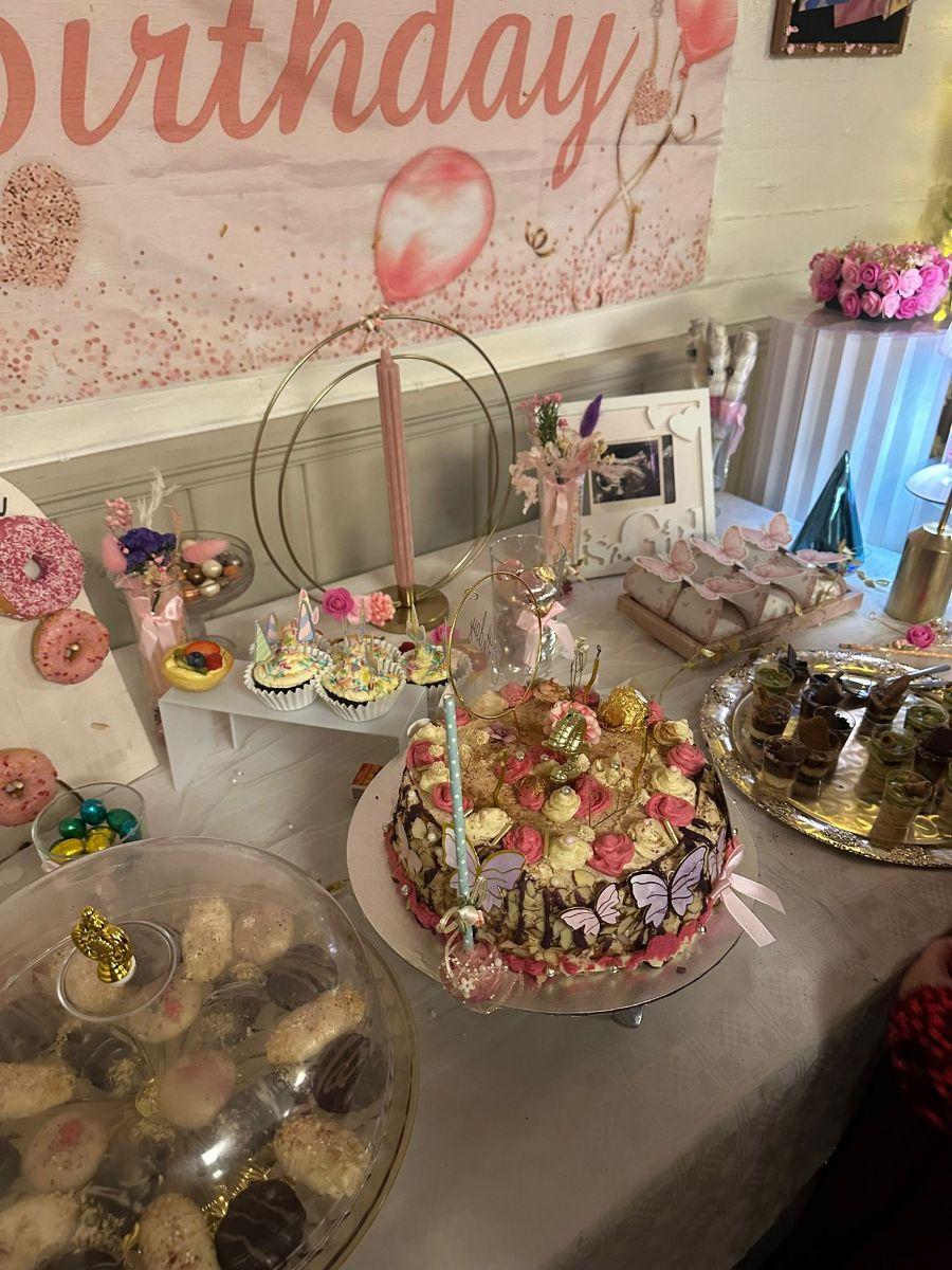 Nydelig bursdagsdekorasjon i rosa – komplett pynt til leie🎀🌸🎀, bilde 6 av 8