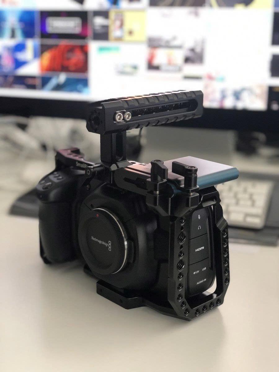 Blackmagic cinema 4k BMPCC4k kamera, 12-60mm, 500Gb Ssd og cage, bilde 2 av 17