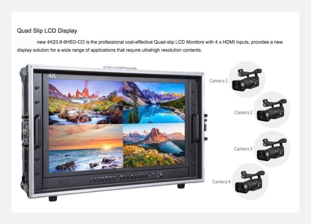 24" Regi-Monitor / B foto monitor til leie i Oslo (generelt)