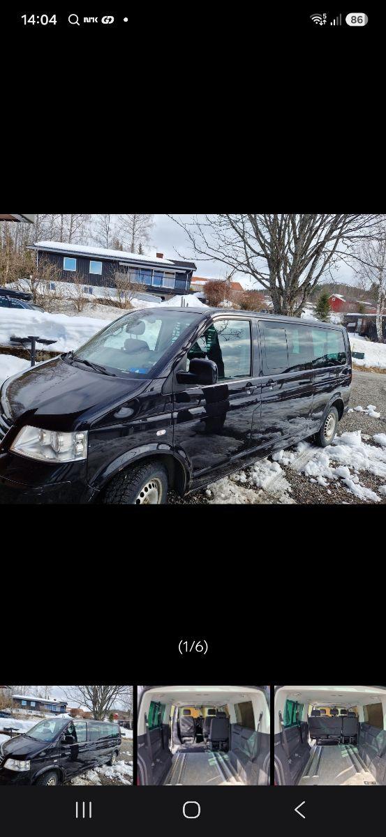 Varebil Caravelle 5 seter til leie i Oslo (generelt)