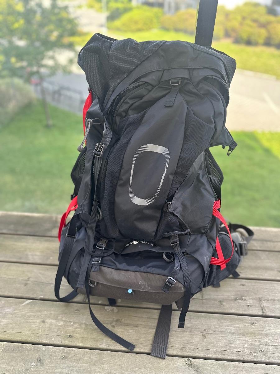 Osprey Aether Plus 100 tursekk 100L svart, bilde 3 av 9