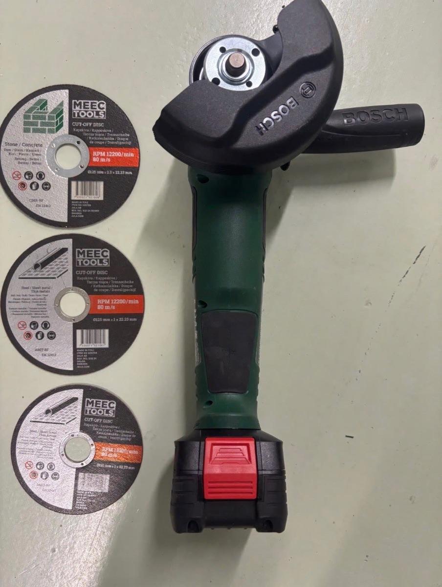 Bosch vinkelsliper batteri, 125mm, bilde 4 av 6