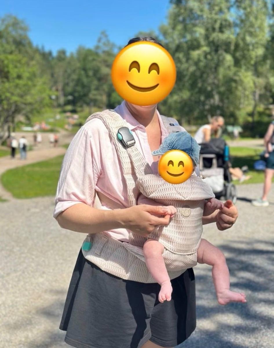 Najell bæresele i beige farge, bilde 2 av 2
