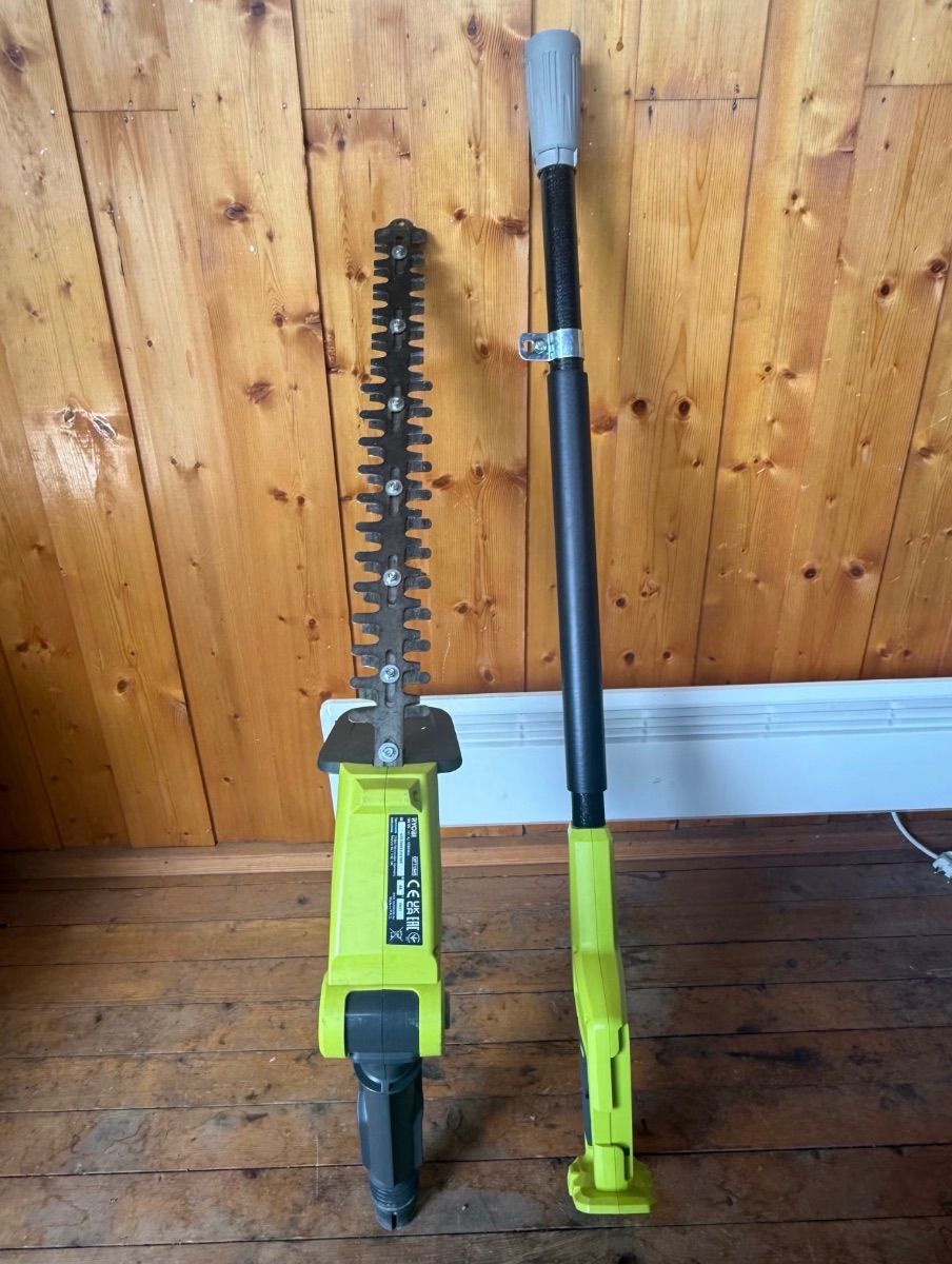 Ryobi hekksaks/hekketrimmer med teleskopstang til leie i Oslo (generelt)