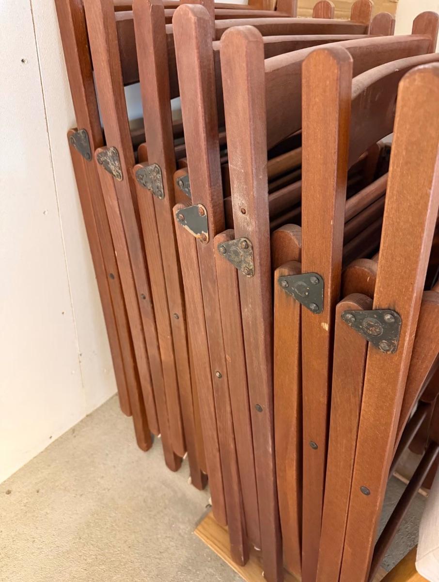 Teak Klappstoler, bilde 2 av 3